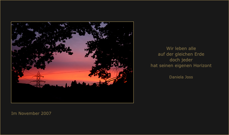 Abendrot mit Blick in die untere Aaregg in Bern.