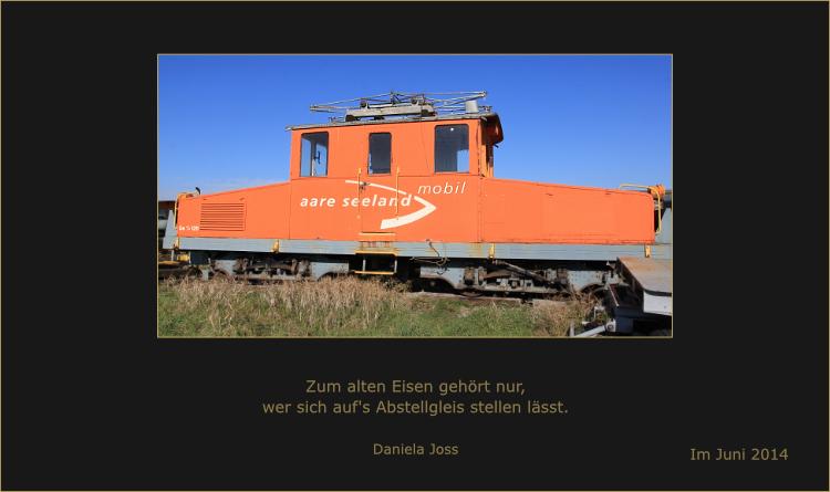 Güterlock - Ge 4/4 126 der Aare Seeland mobil (ASm).