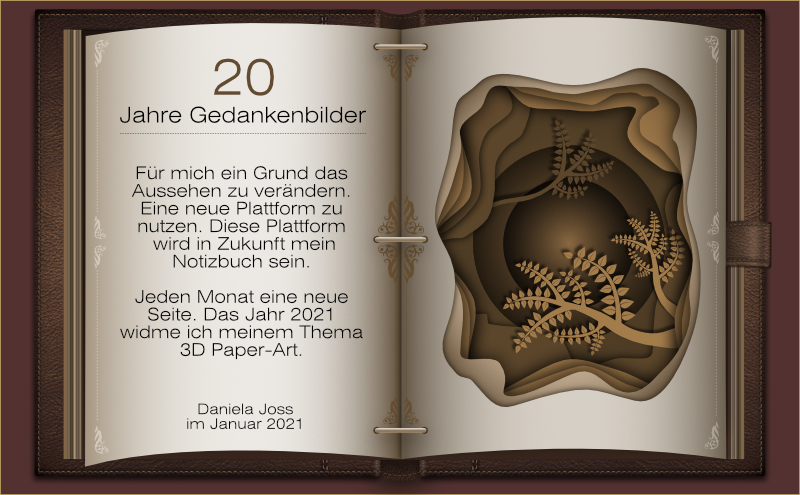 3D Paper-Art – Waldsicht.