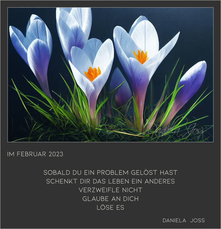 Im Licht leuchtende blaue Krokusse.