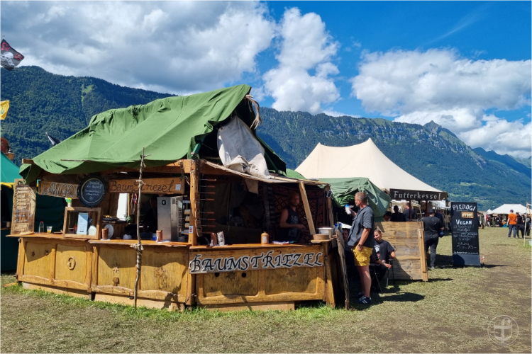 Mittelaltermarkt am Greenfield Festival.