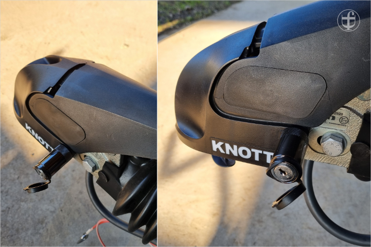 Diebstahlsicherung von Knott am Wohnwagen