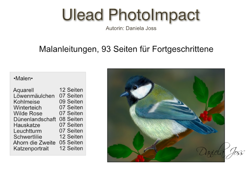 Tutorials Ulead PhotoImpact - Daniela Joss