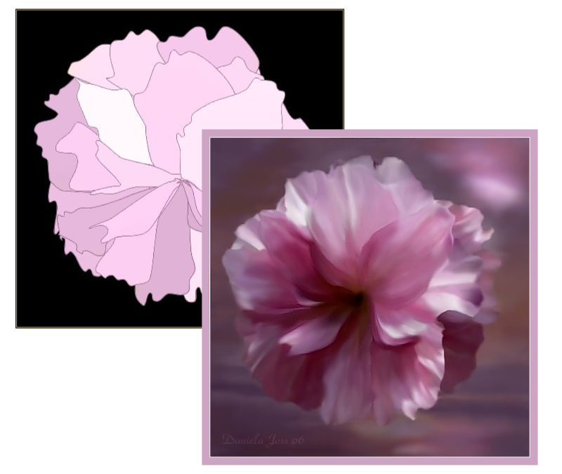 Wilde Rose - Tutorial Ulead PhotoImpact - Daniela Joss