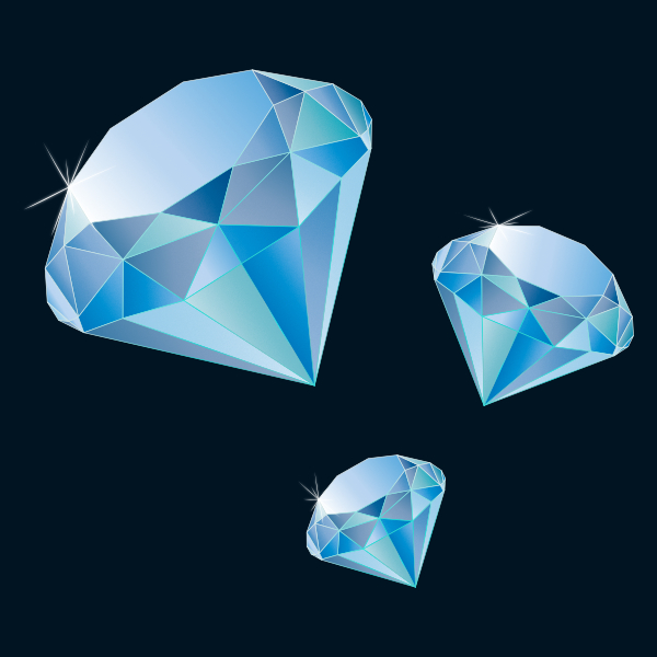 Gems, Diamanten .