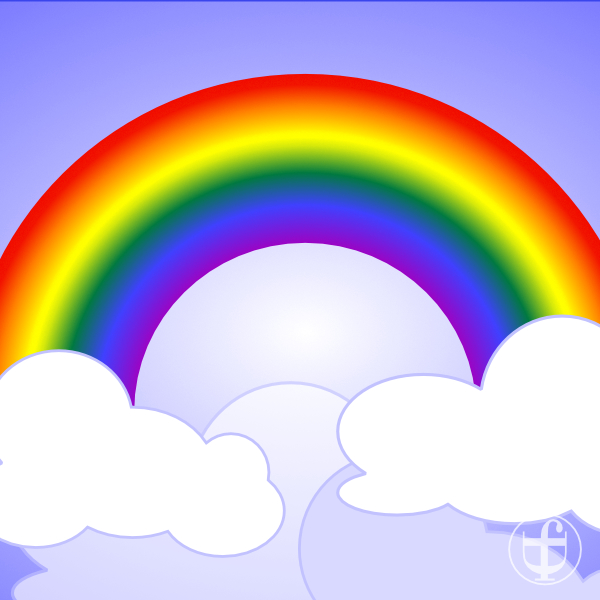 Regenbogen, Farbverlauf, RGB-Schieber, HEX-Wert