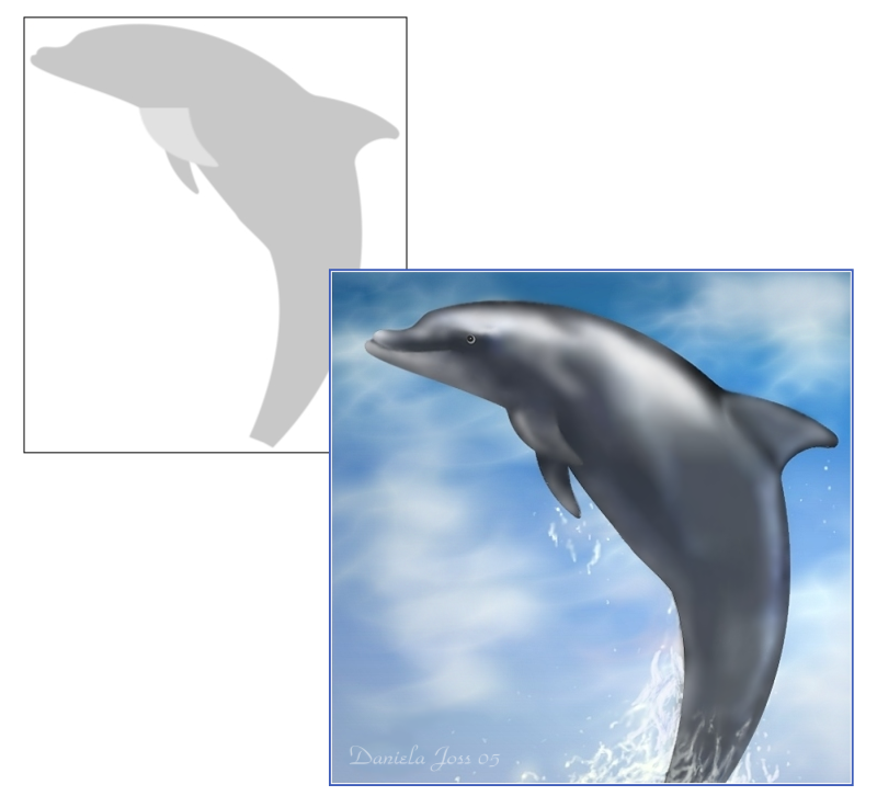 Delphin - Tutorial PhotoImpact - Daniela Joss
