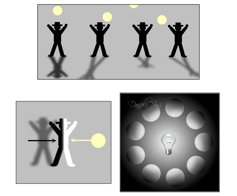 Mr.X und sein Schatten - Tutorial PhotoImpact - Daniela Joss